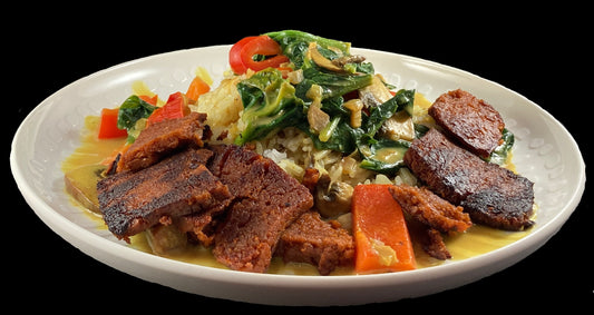 Hi.Glas Curry im Gemüse-Wok